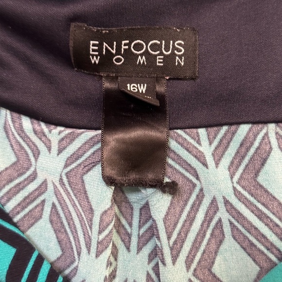 EnFocus Studio Green & Black Zig Zag Striped Sleeveless Midi Dress - Picture 5 of 5